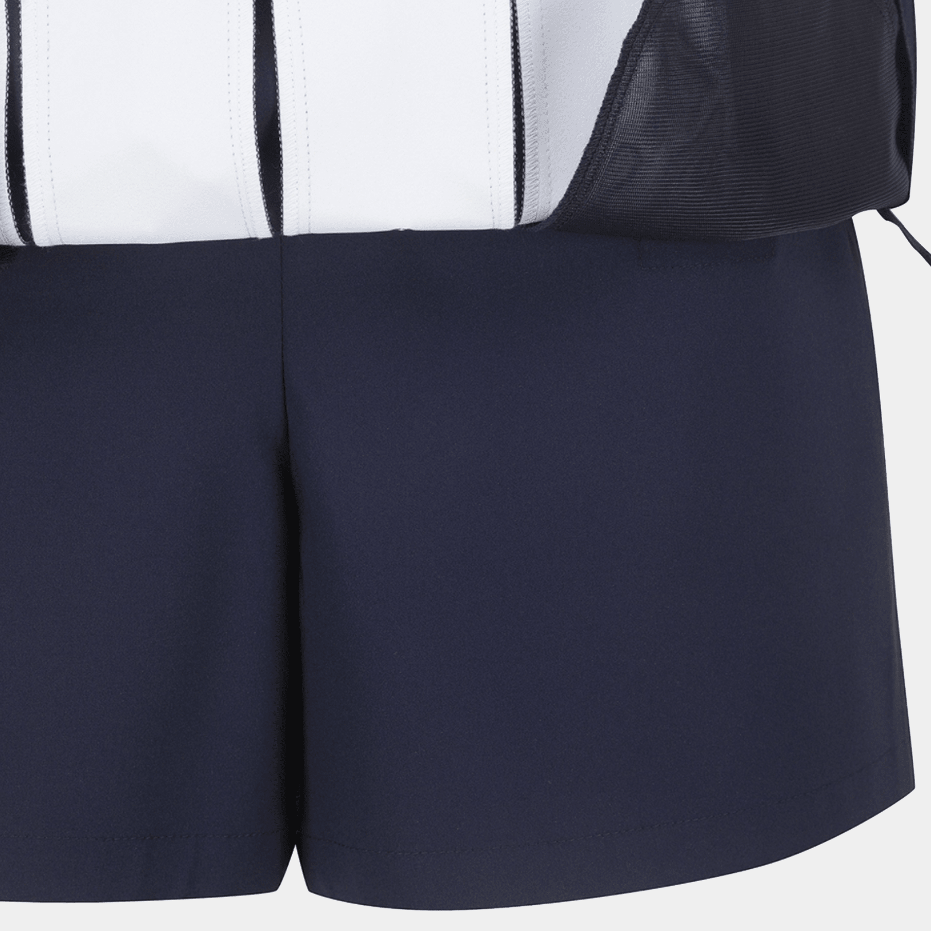 Women's Two - Tone Pleated Culotte Skirt - Navy - Erthe Golf
