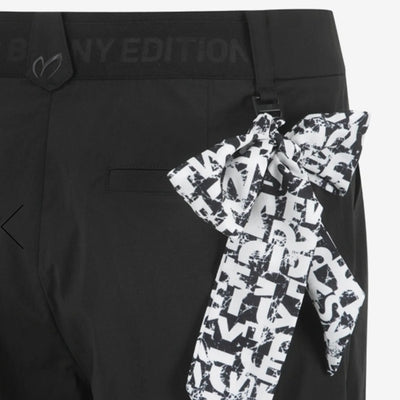 Women's Wide - Leg Pants - Black - Erthe Golf