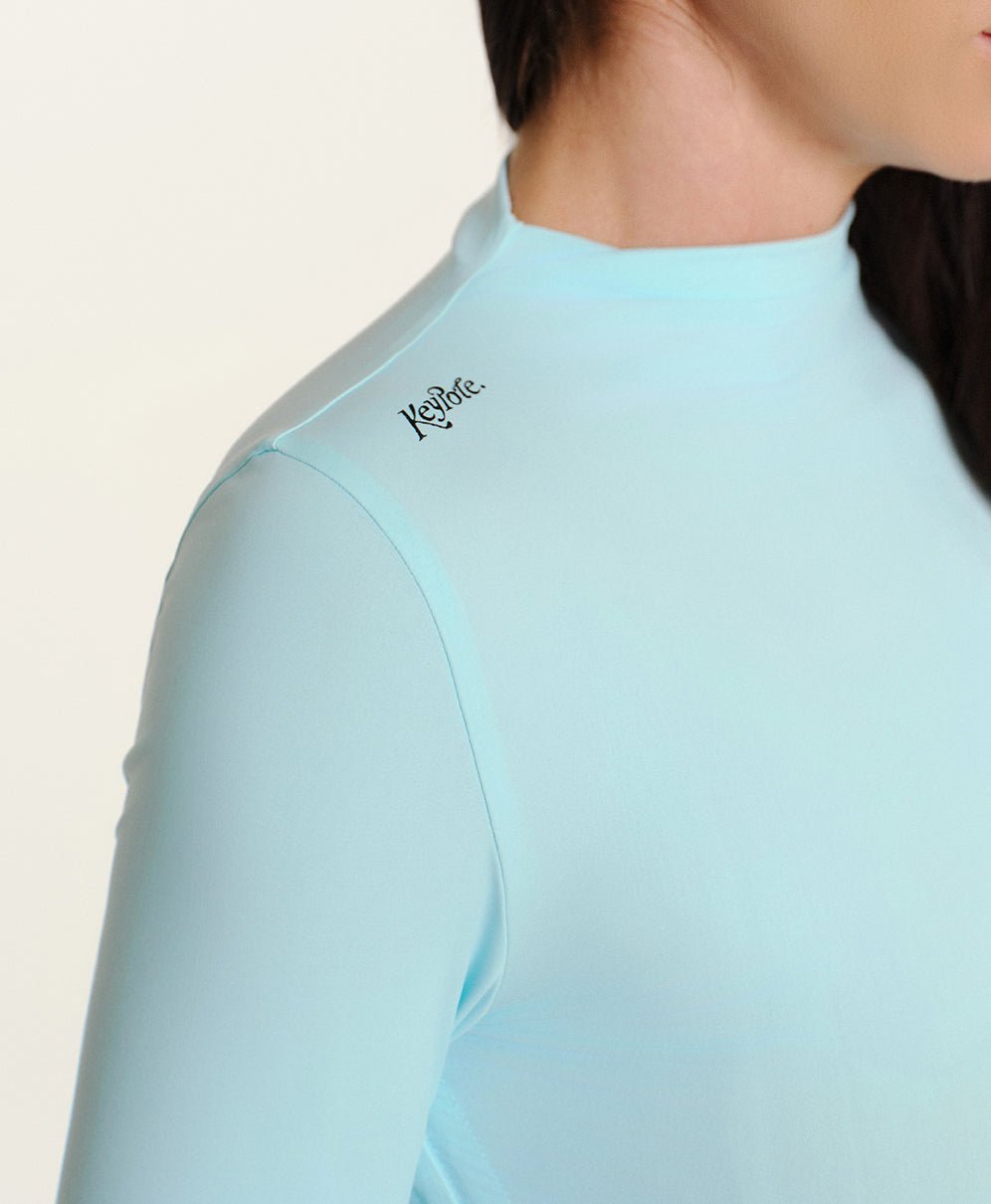 35 String Base Keypote Women's Draw String Base Layer - Aqua Blue | Erthe Golf