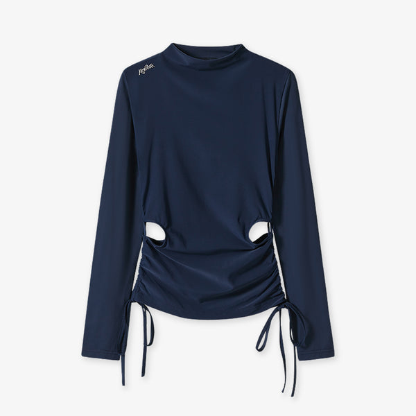 Base Drawstring Keypote Women's Draw String Base Layer - Navy Blue | Erthe Golf