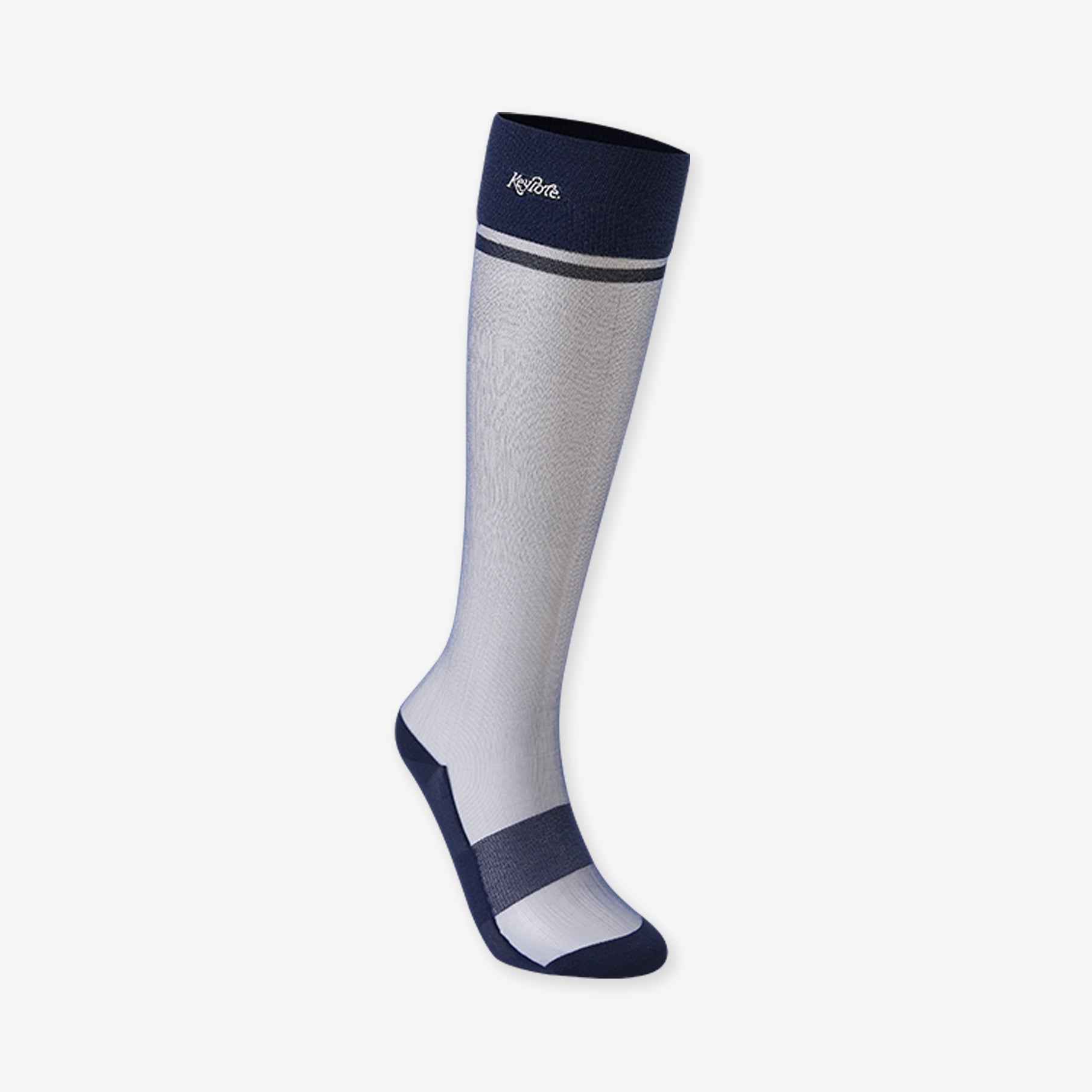 Keypote Women's Navy Blue Knee High Golf Sock | Erthe Golf