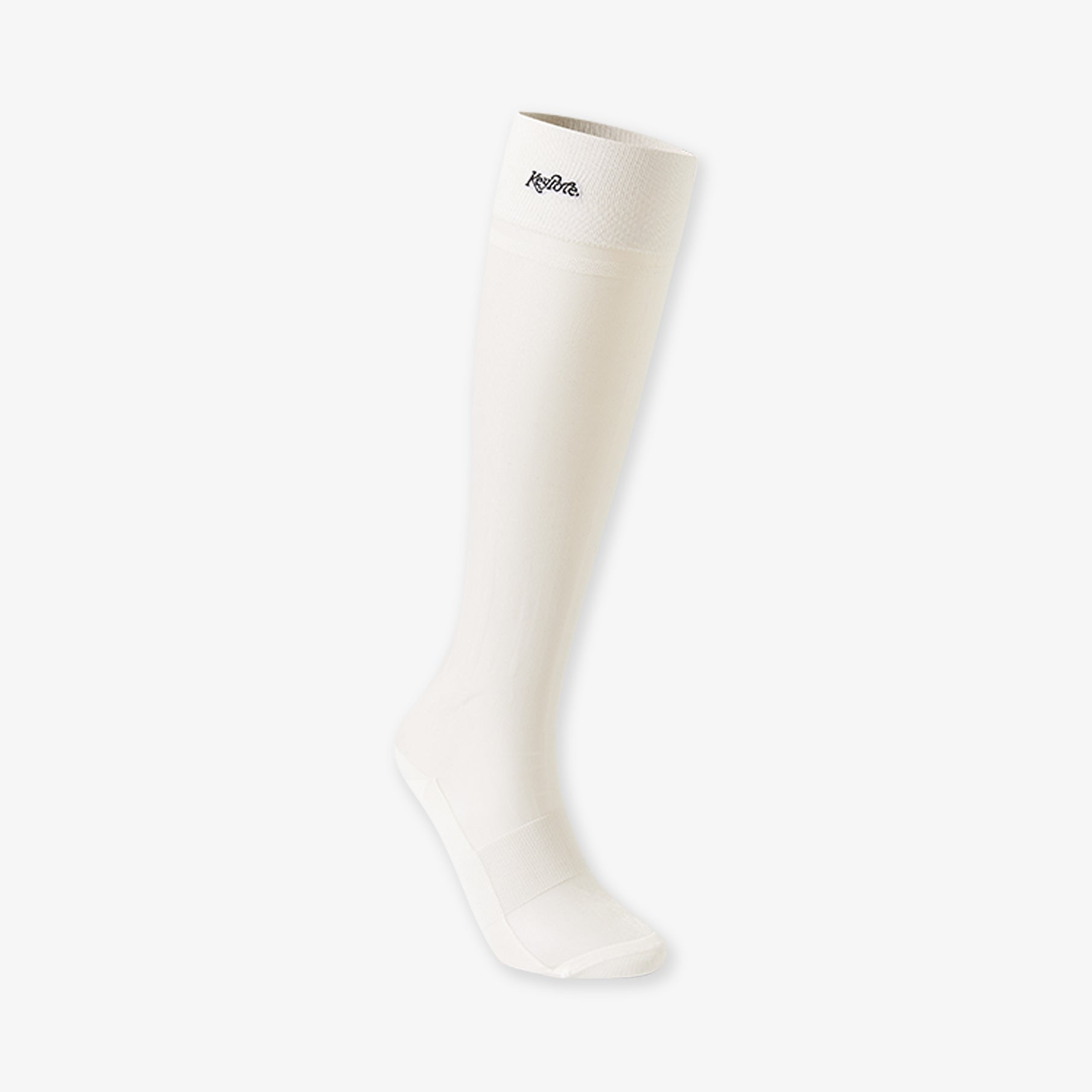 Keypote Women's White Knee High Golf Sock | Erthe Golf
