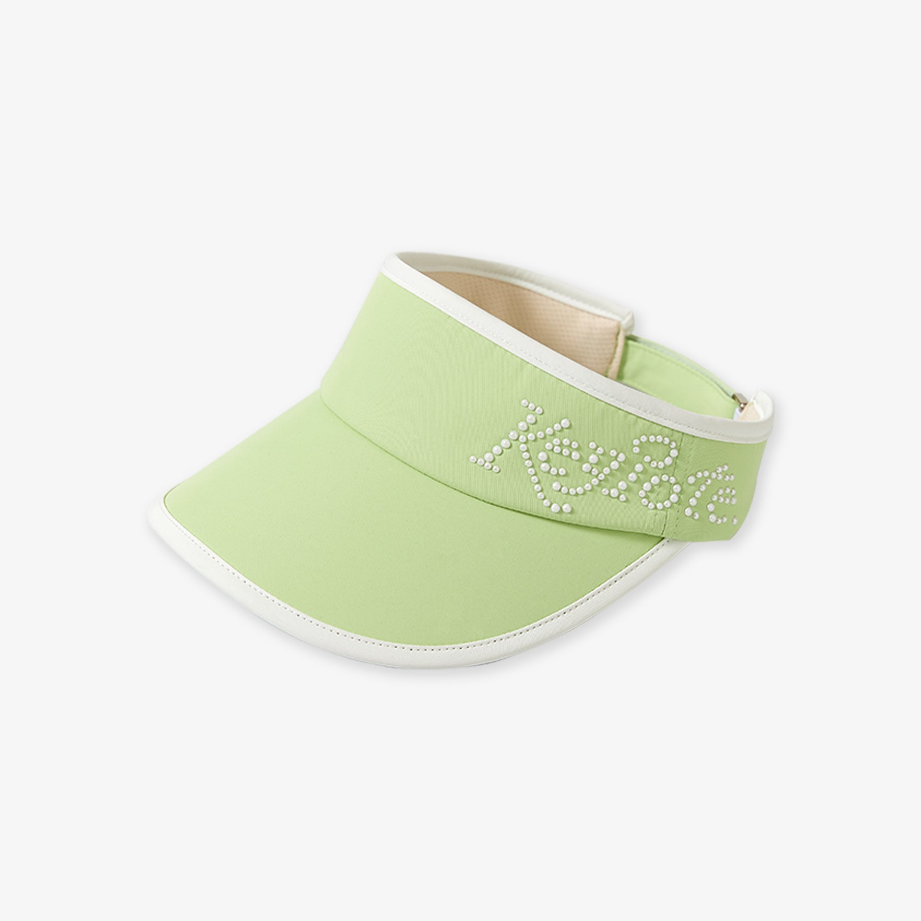 Keypote Women's Mint Green Tour Golf Visor with Pearl Logo | Erthe Golf