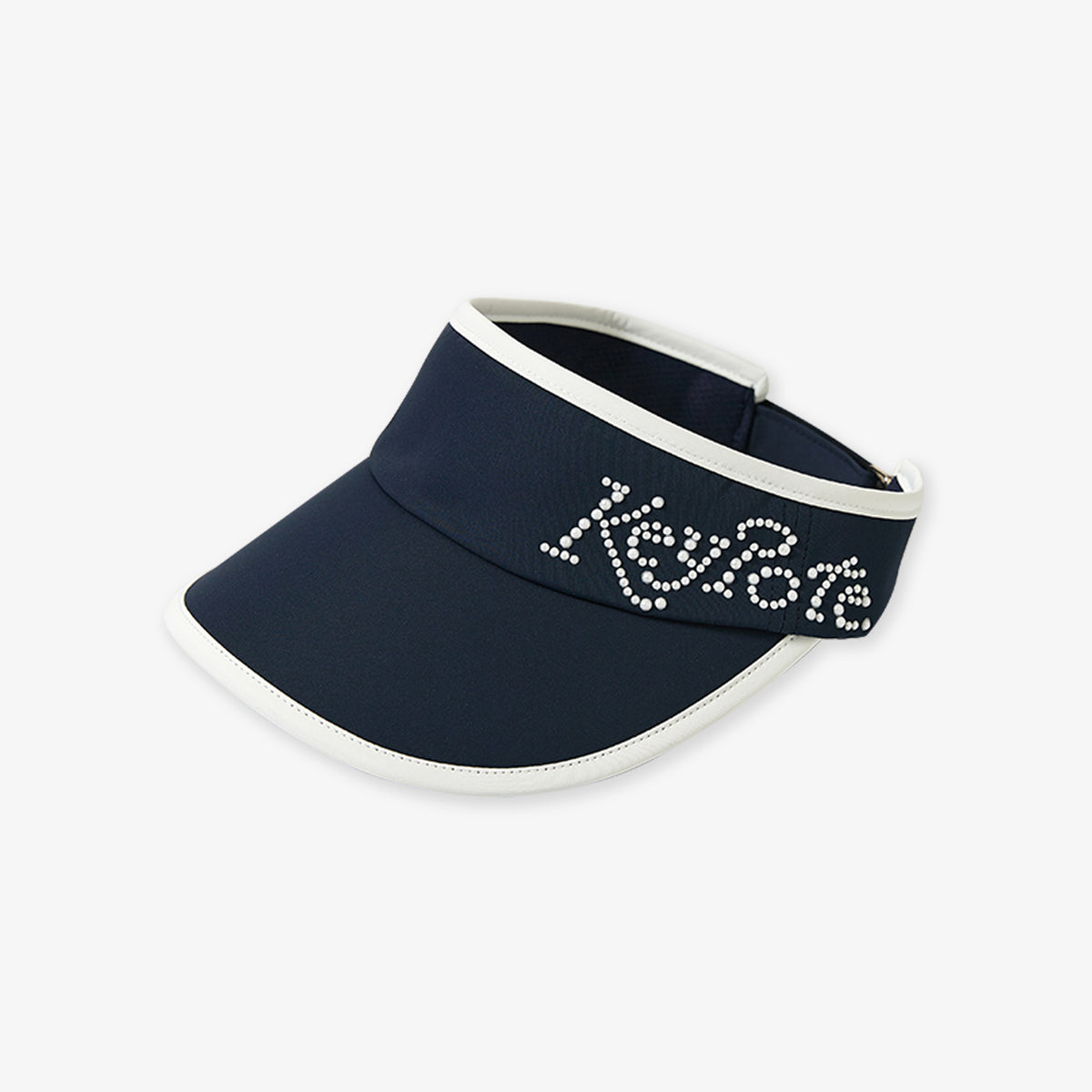 Keypote Women's Navy Blue Tour Golf Visor with Pearl Logo | Erthe Golf