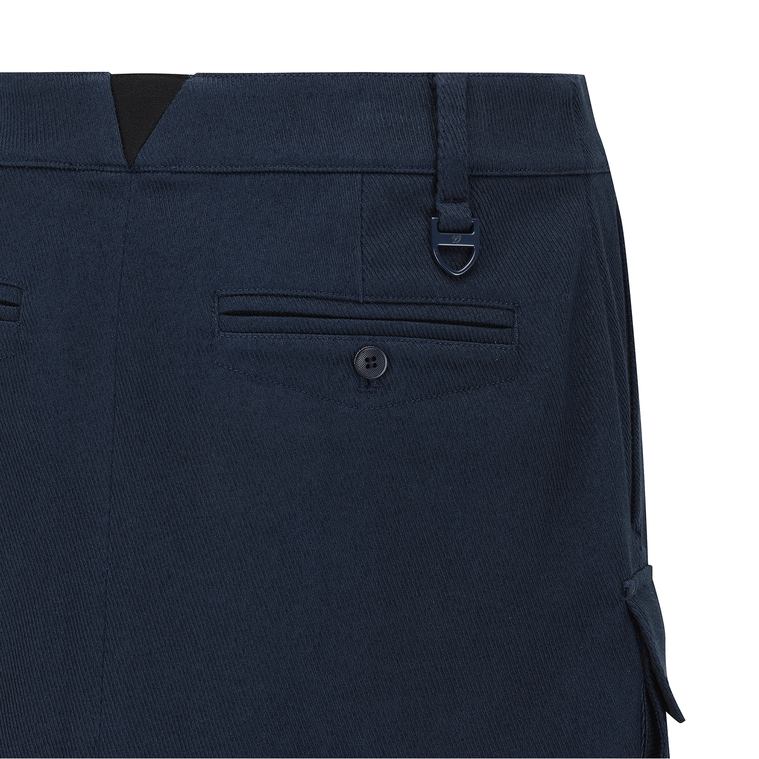 Dark blue skirt with on a white background