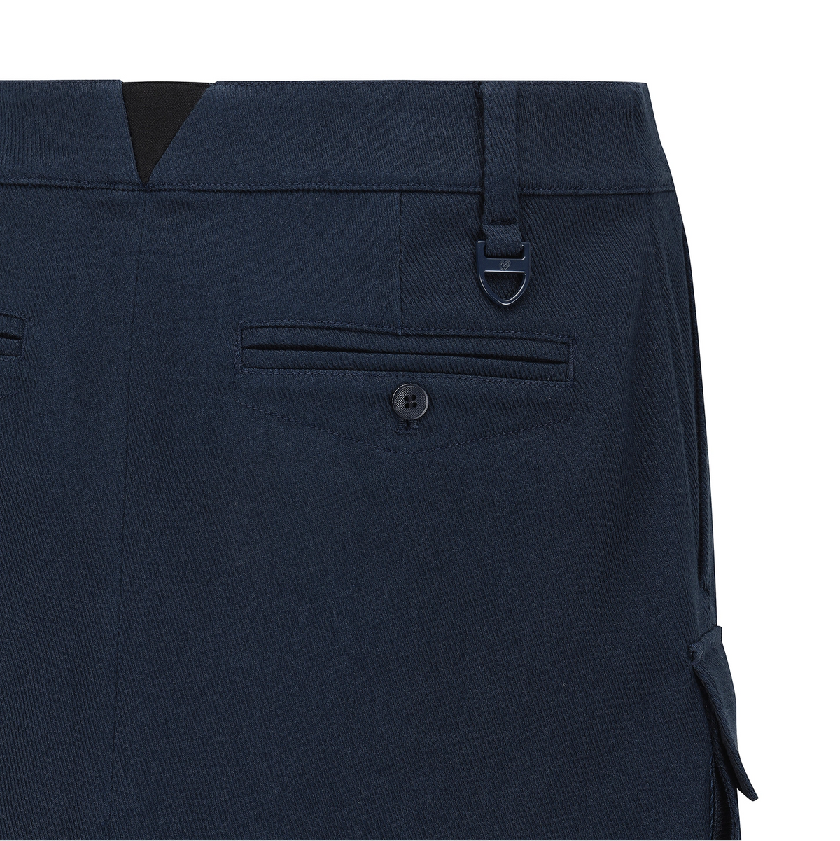 Dark blue skirt with on a white background