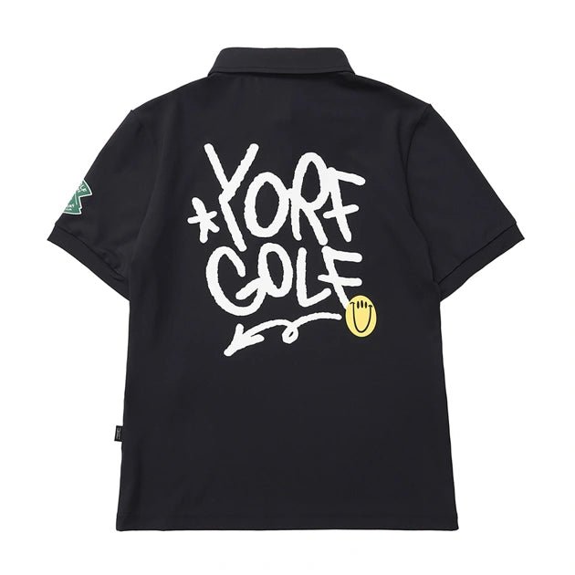 Yorf Golf Club Polo Black - Erthe Golf
