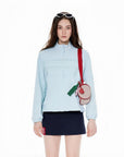 Keypote Women's Windbreaker Jacket - Light Blue - Erthe Golf