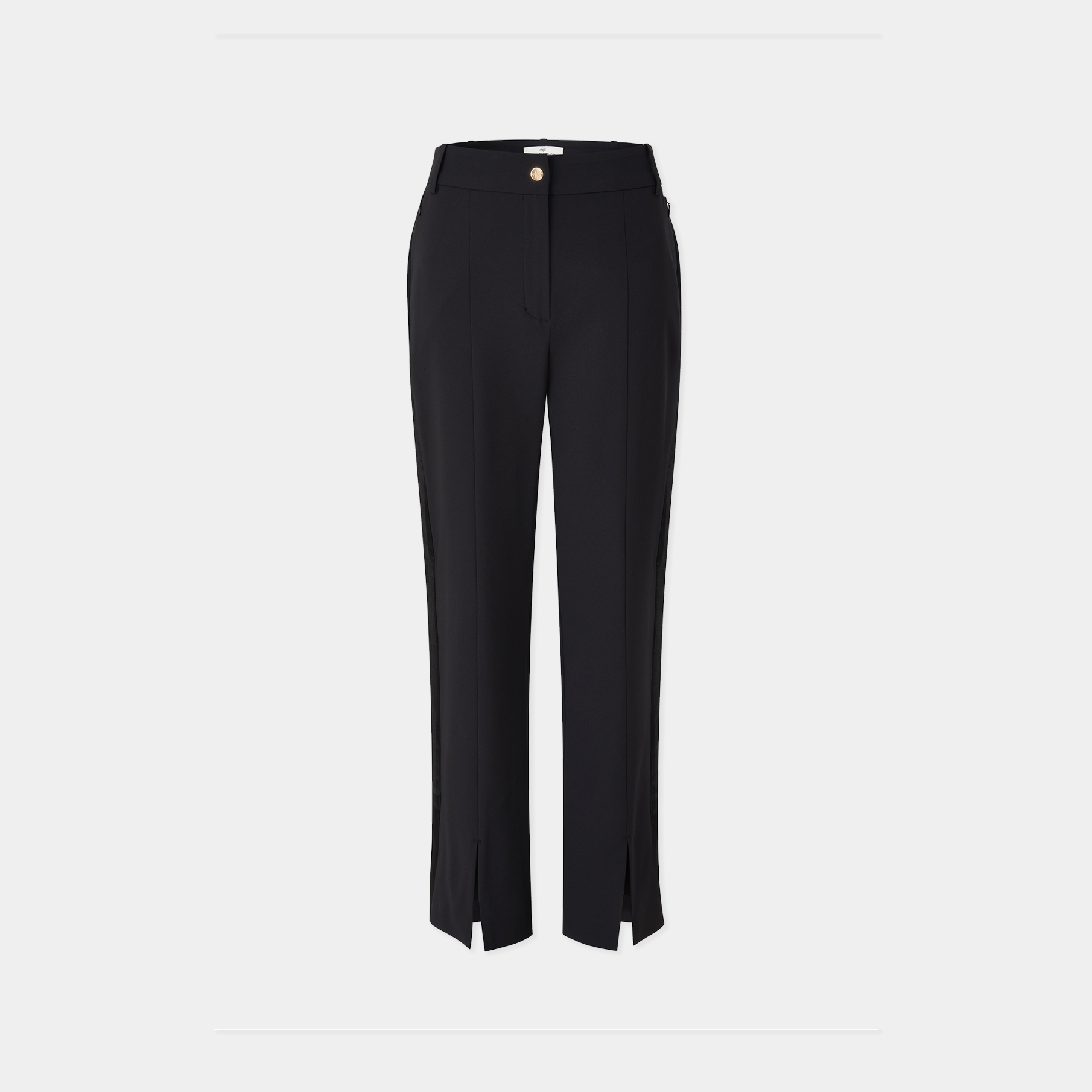 Black pants on a white background