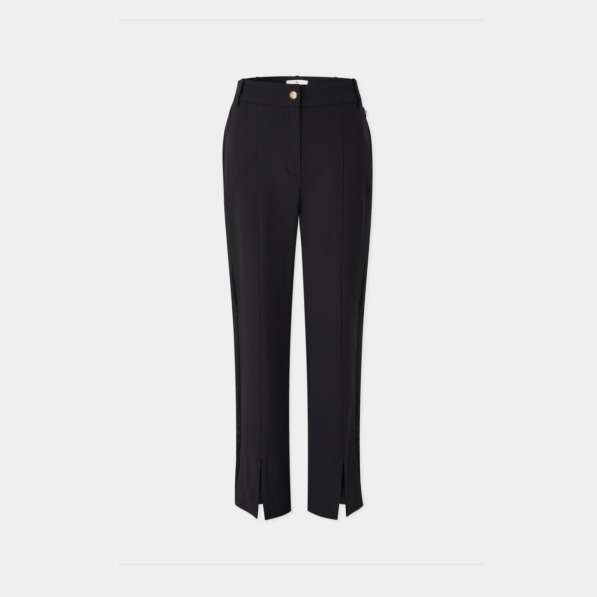 Black pants on a white background