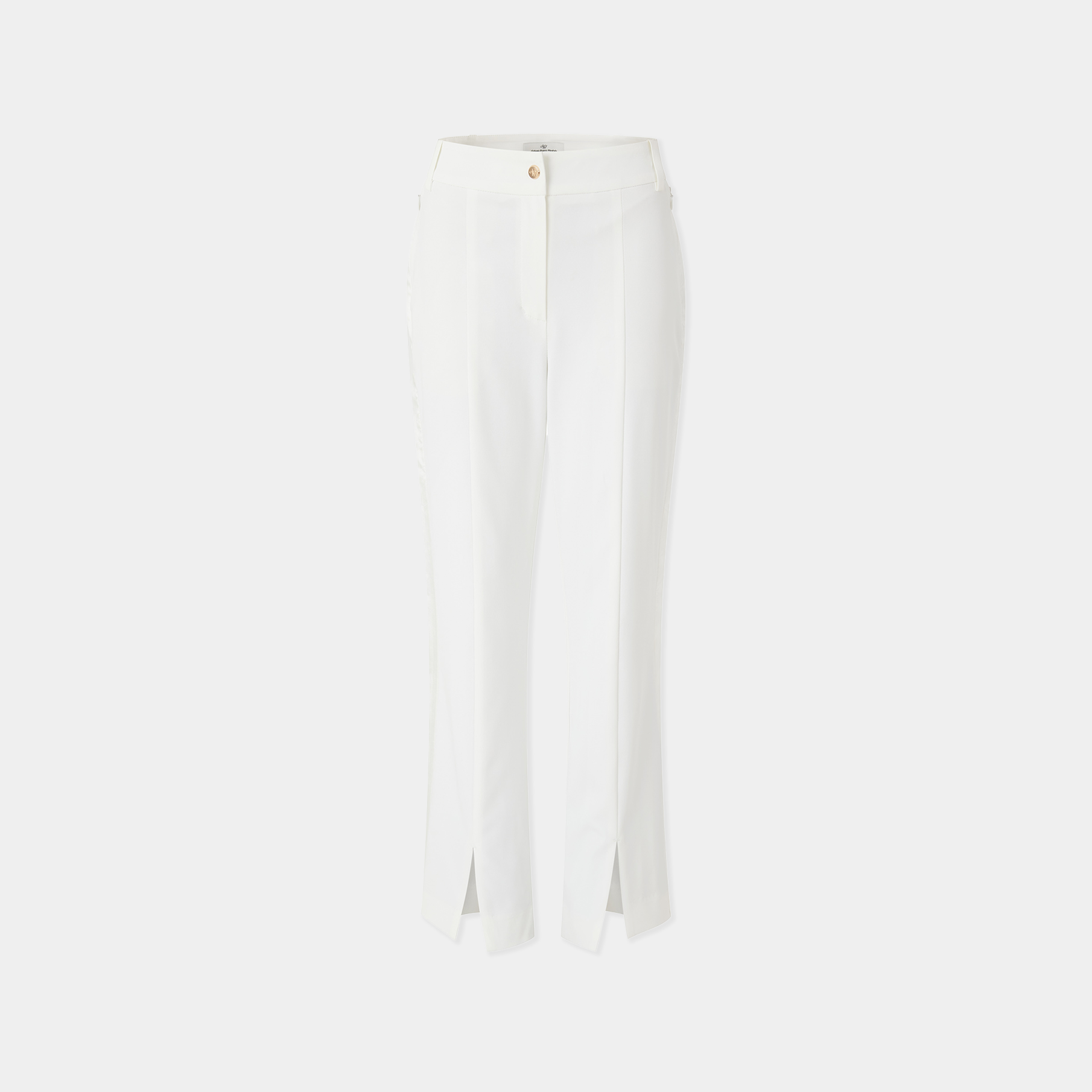 White pants on a white background