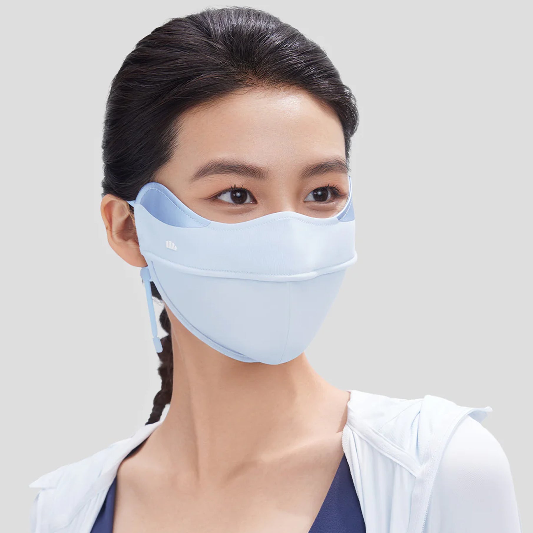 Beneunder Women's Sun Protection Mask UPF50+ - Blue - Erthe Golf
