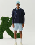 Keypote Men's Windbreaker Pullover - Blue - Erthe Golf