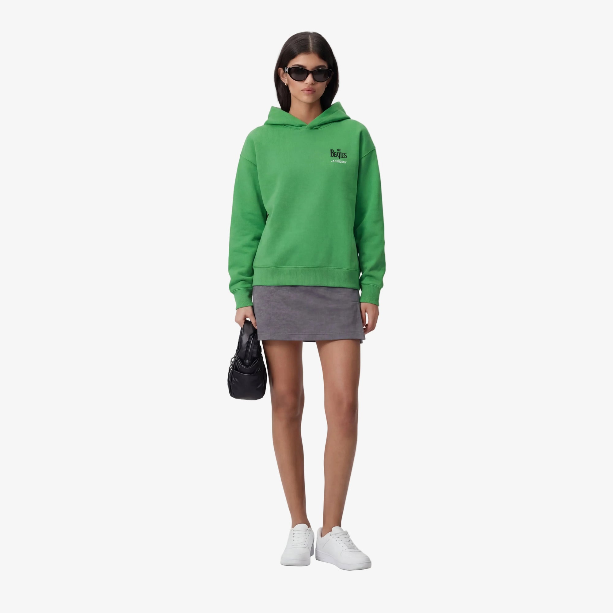 Women's Jack Bunny Beatles Hoodie - Green - Erthe Golf