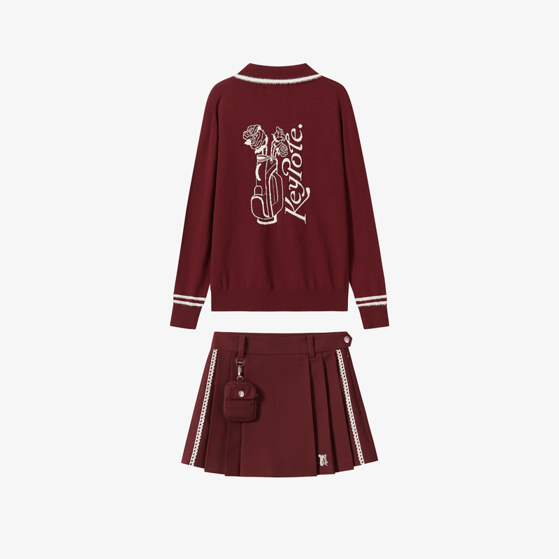 The Burgundy Weekend Look - Erthe Golf