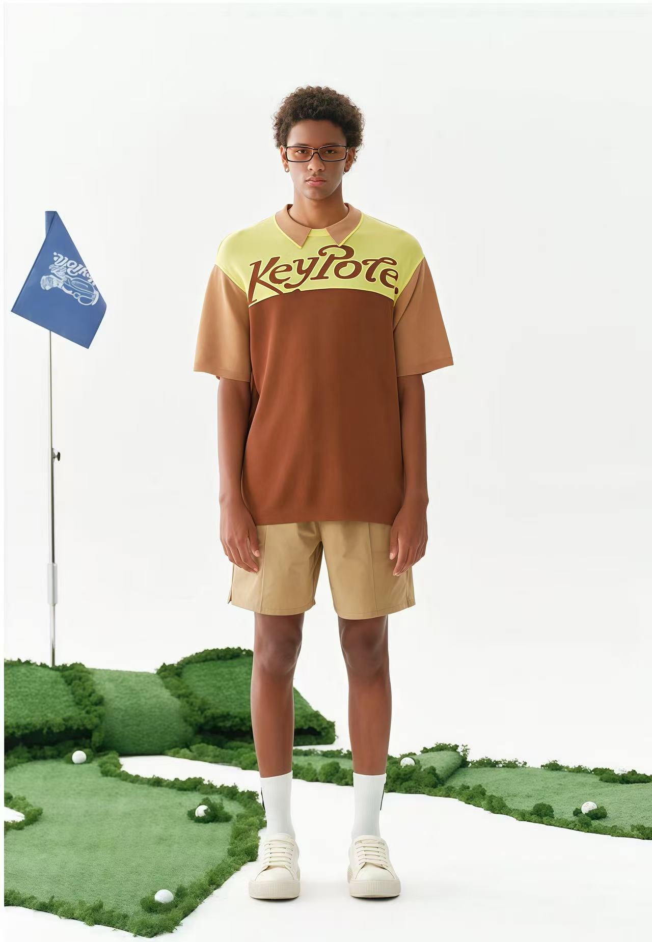 Keypote Men's Knit Logo Shirts - Erthe Golf