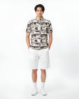 Master Bunny Edition Men's Collage Polo - Brown - Erthe Golf