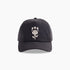 Front view of Dune 5 - Panel Hat - Black - Erthe Golf