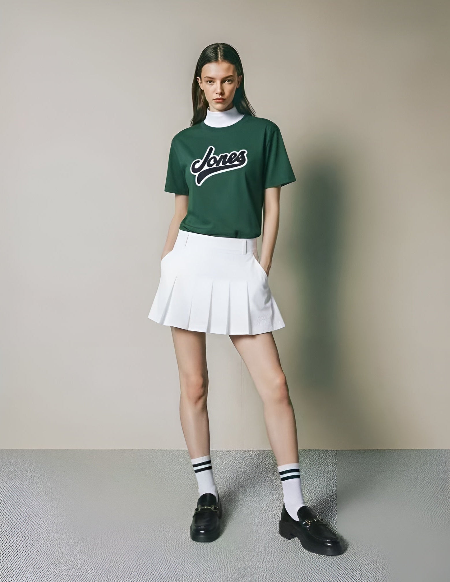 [WAAC x JONES] Unisex T-shirts - Green - Erthe Golf