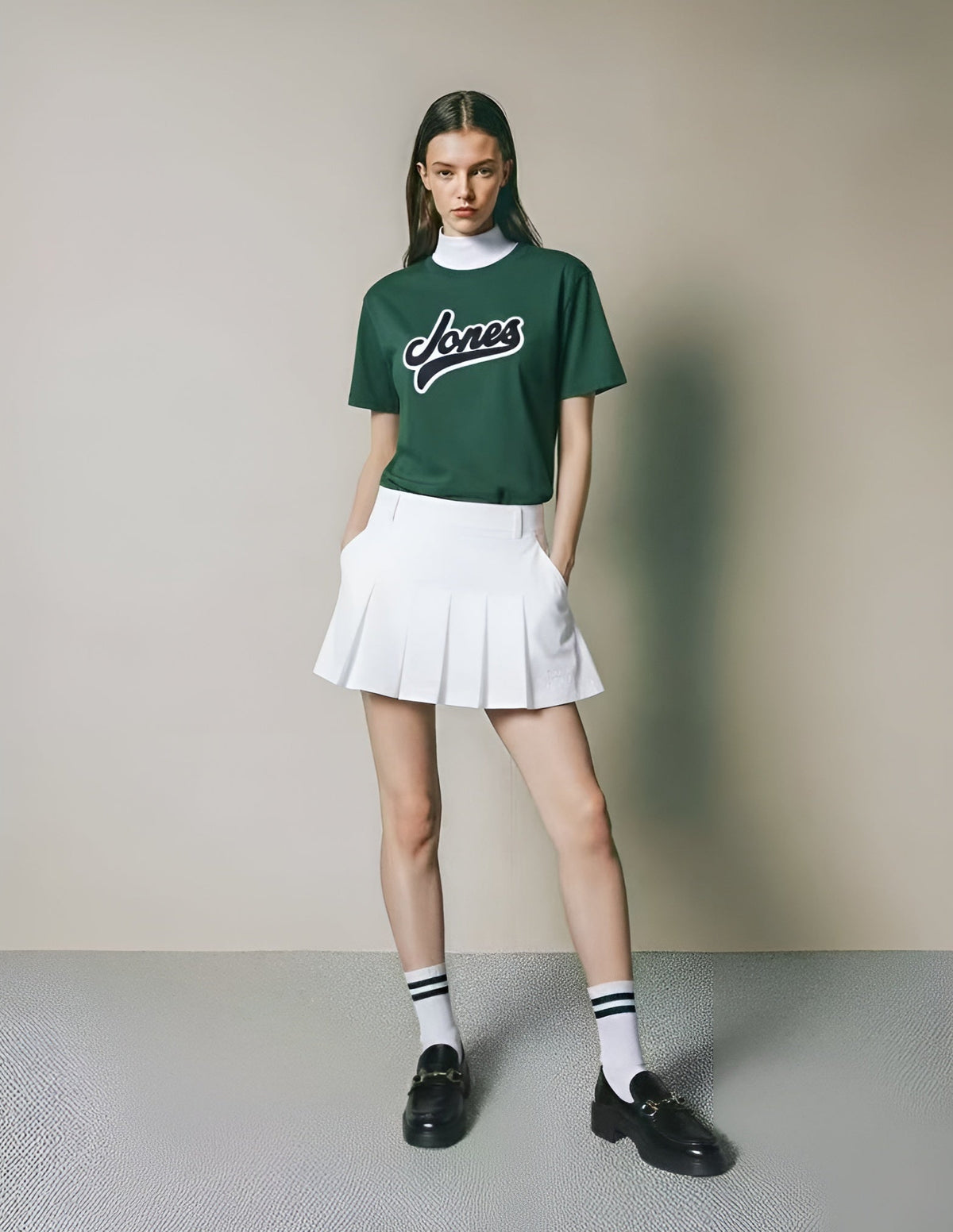[WAAC x JONES] Unisex T-shirts - Green - Erthe Golf