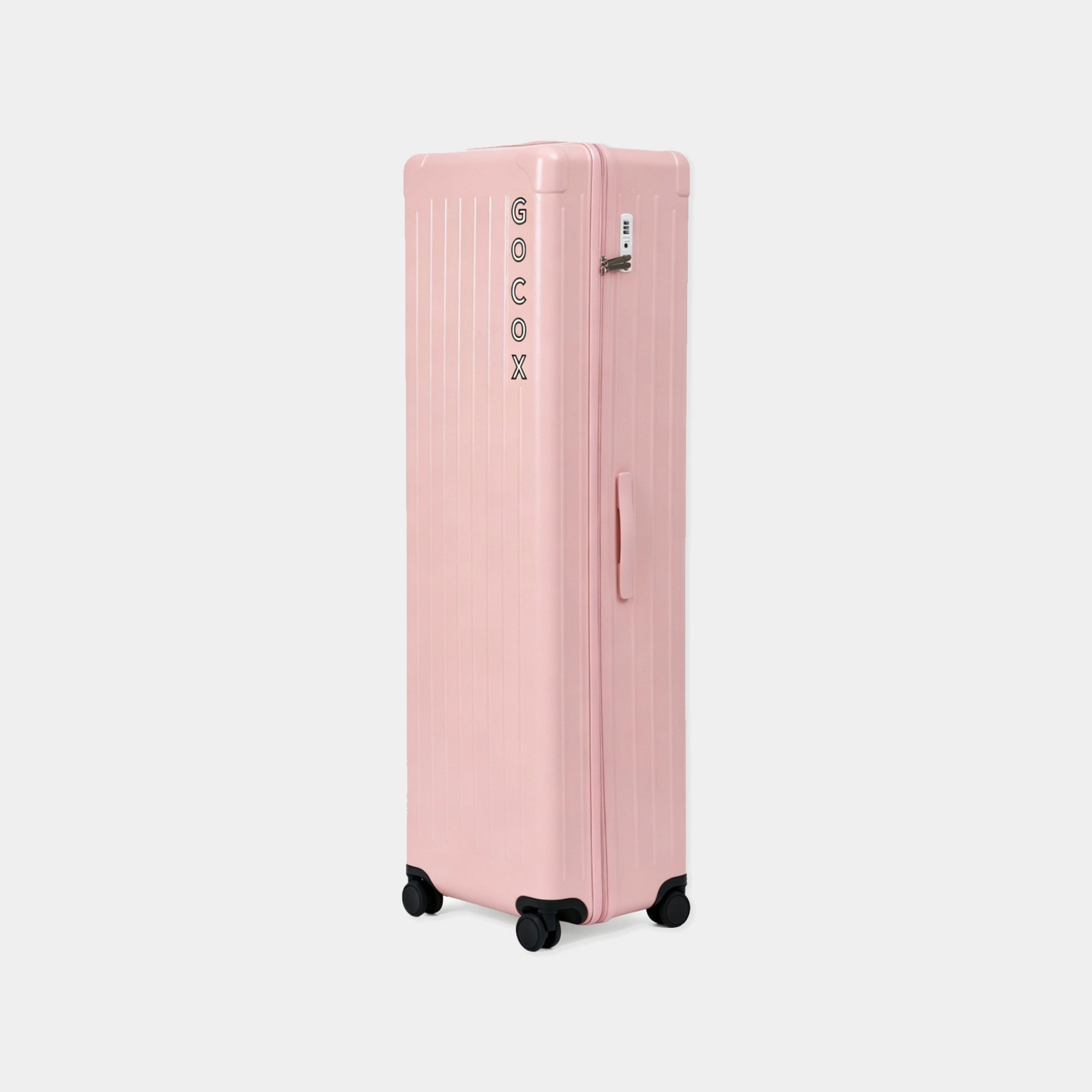 Pink golf case on a white background