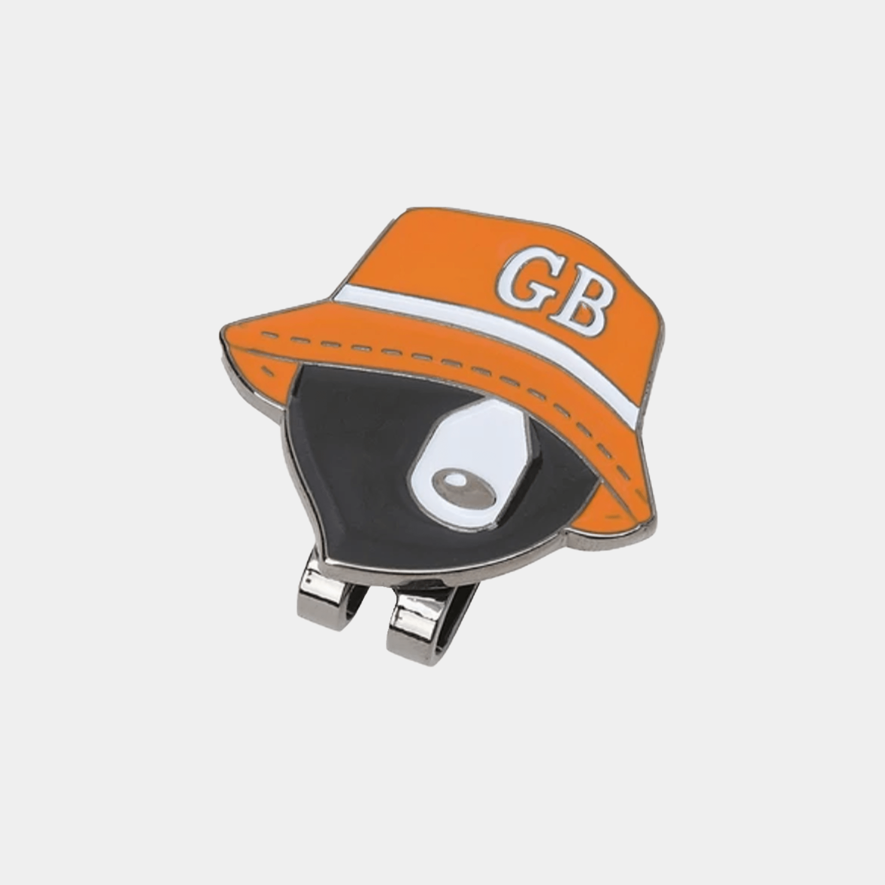 Bucket Bear Ball Marker - Orange - Erthe Golf