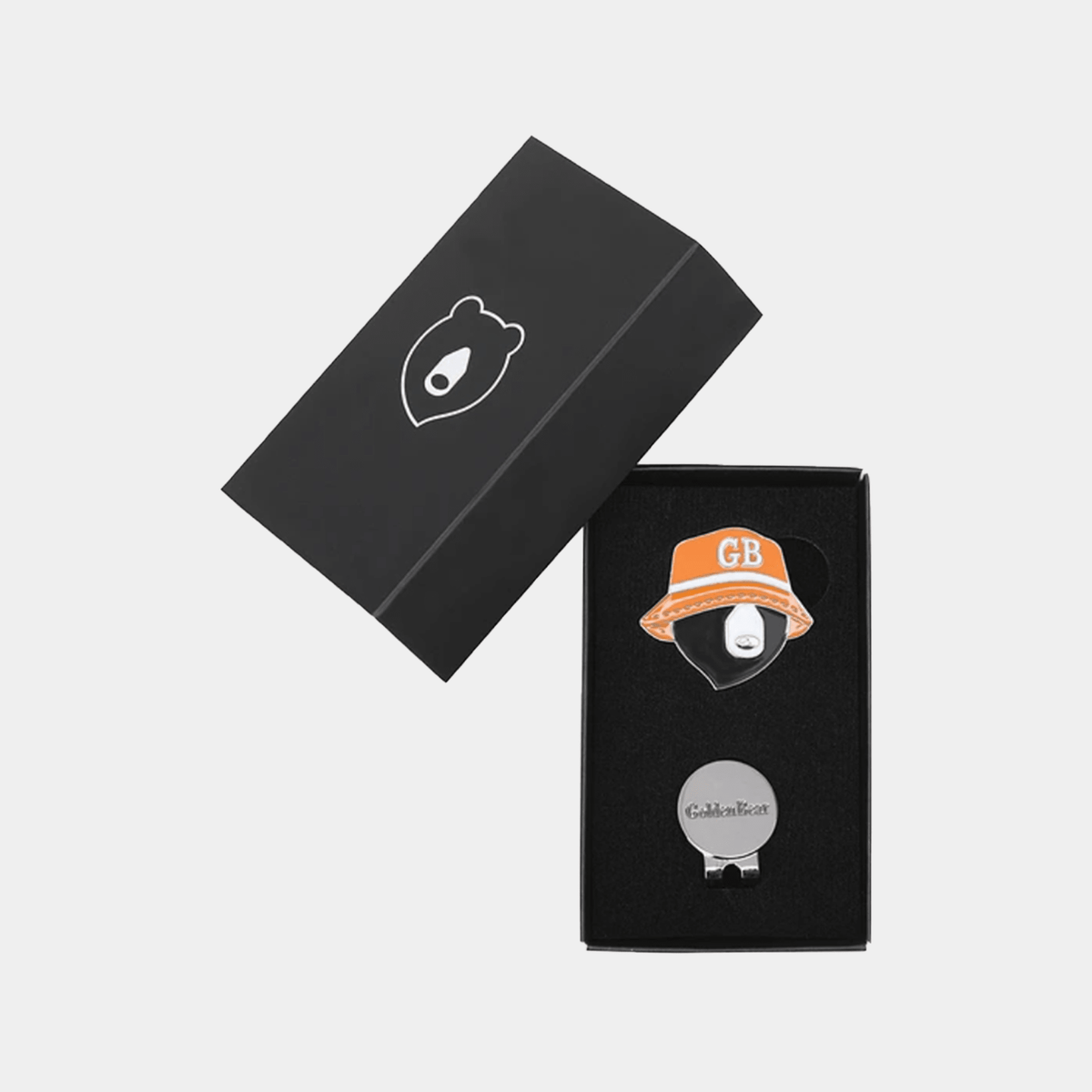 Bucket Bear Ball Marker - Orange - Erthe Golf