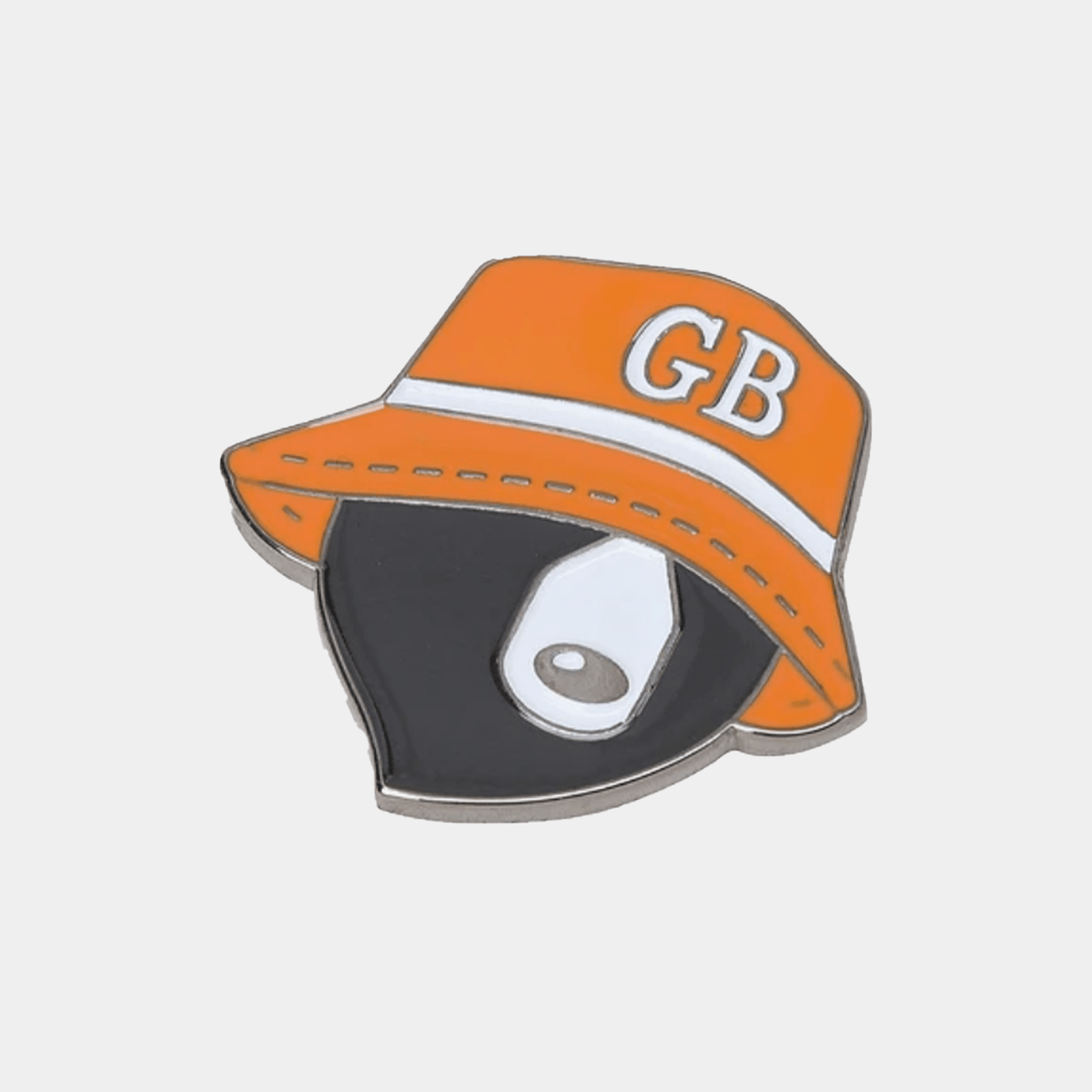 Bucket Bear Ball Marker - Orange - Erthe Golf