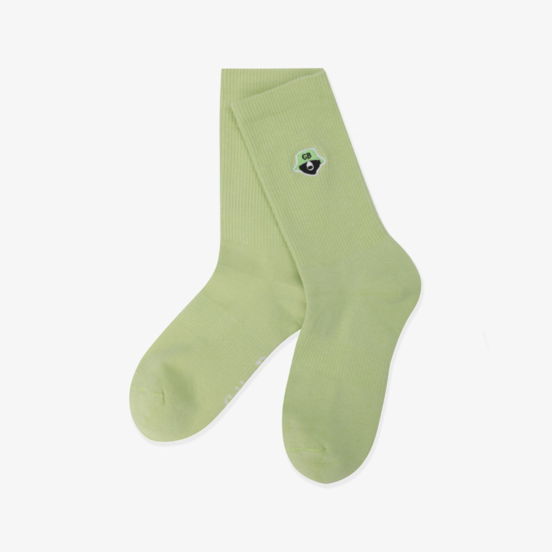 Women's Bucket Bear Color Socks - Green - Erthe Golf