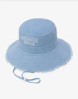 Women's Distressed Bucket Hat - Blue - Erthe Golf