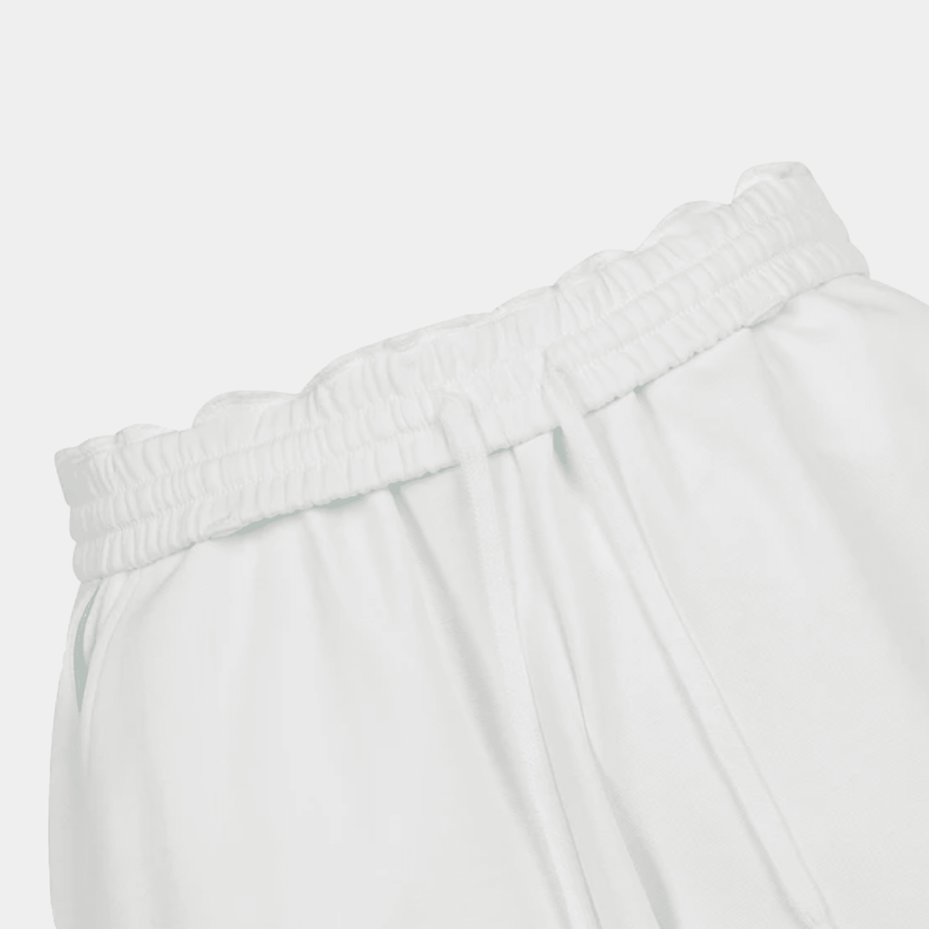 Women's Open Collar Short Sleeve Sweat Shirt Set - White - Erthe Golf