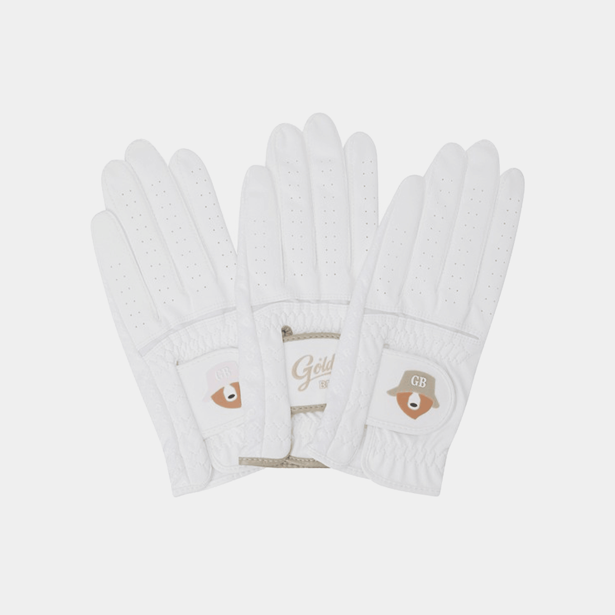 Women's Women's 3 - Pack Gloves - White - Erthe Golf