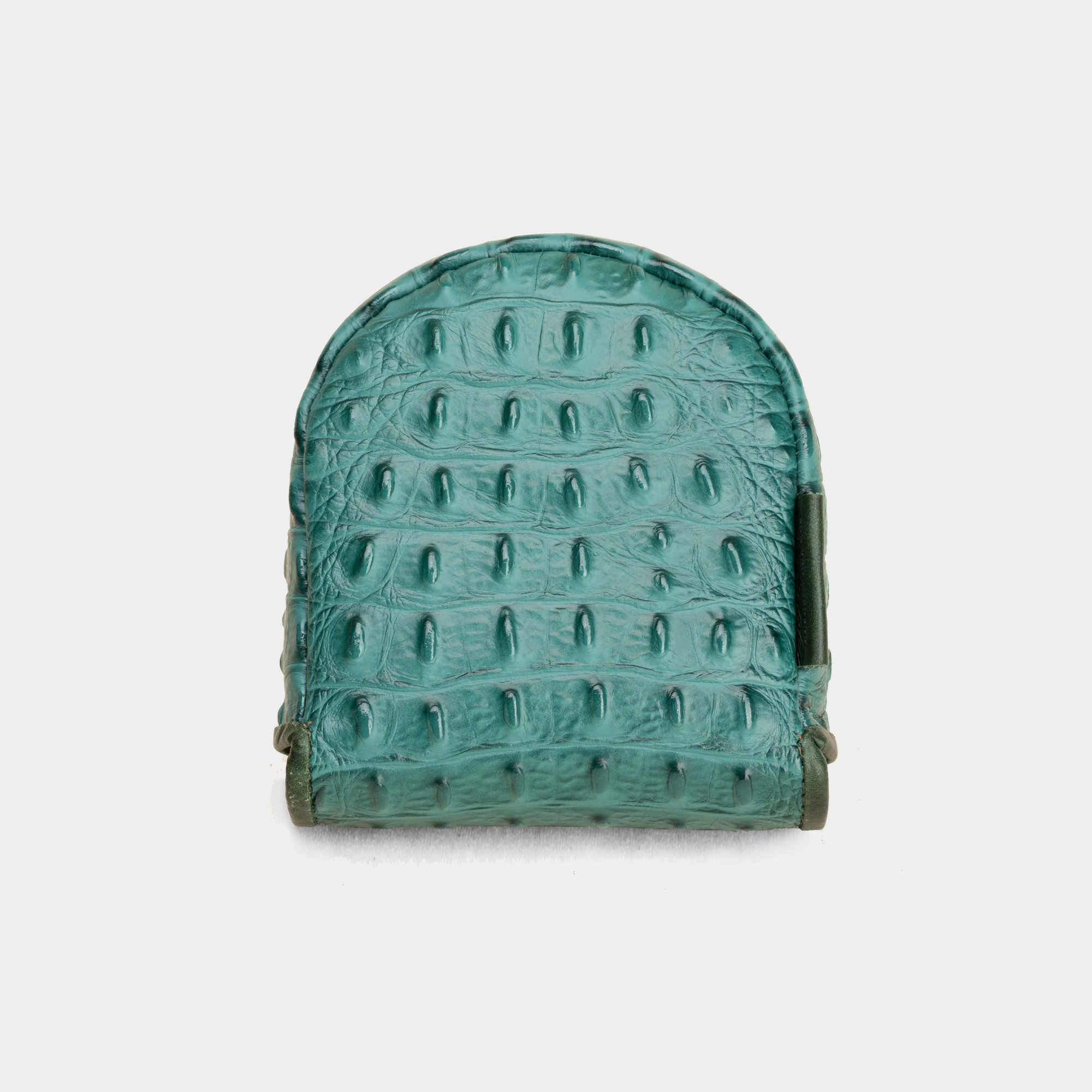 Green textured d3 putter cover on a white background - back view