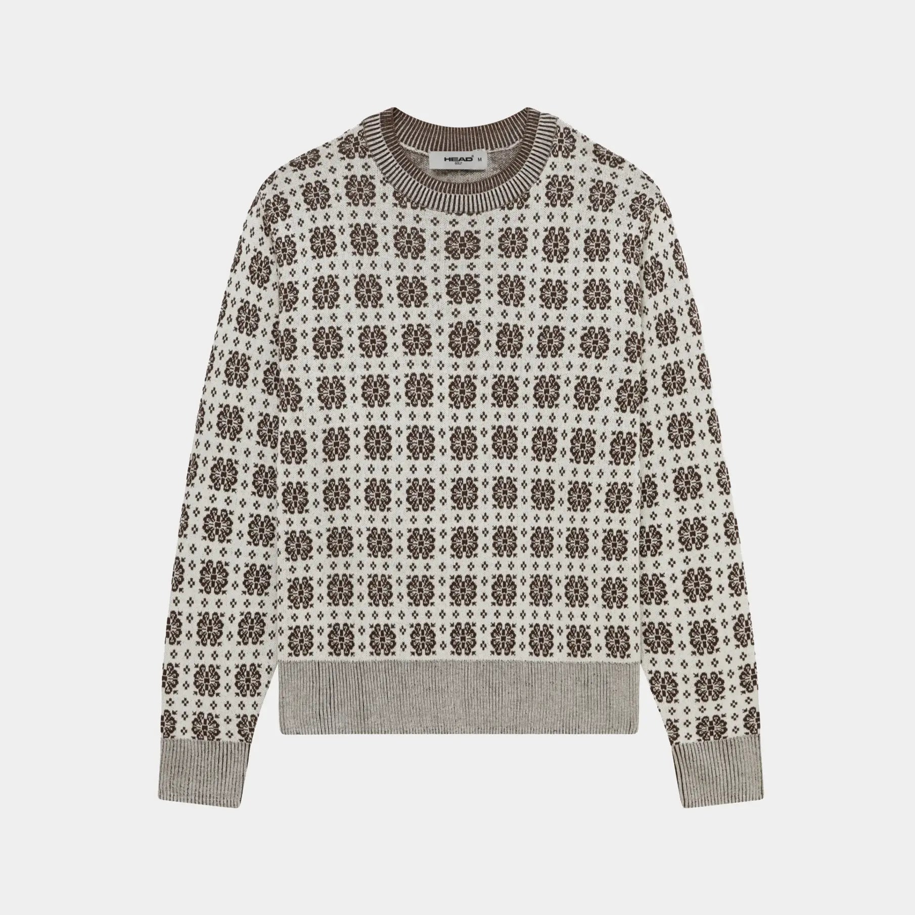 Men's Knit Crewneck - Cream - Erthe Golf