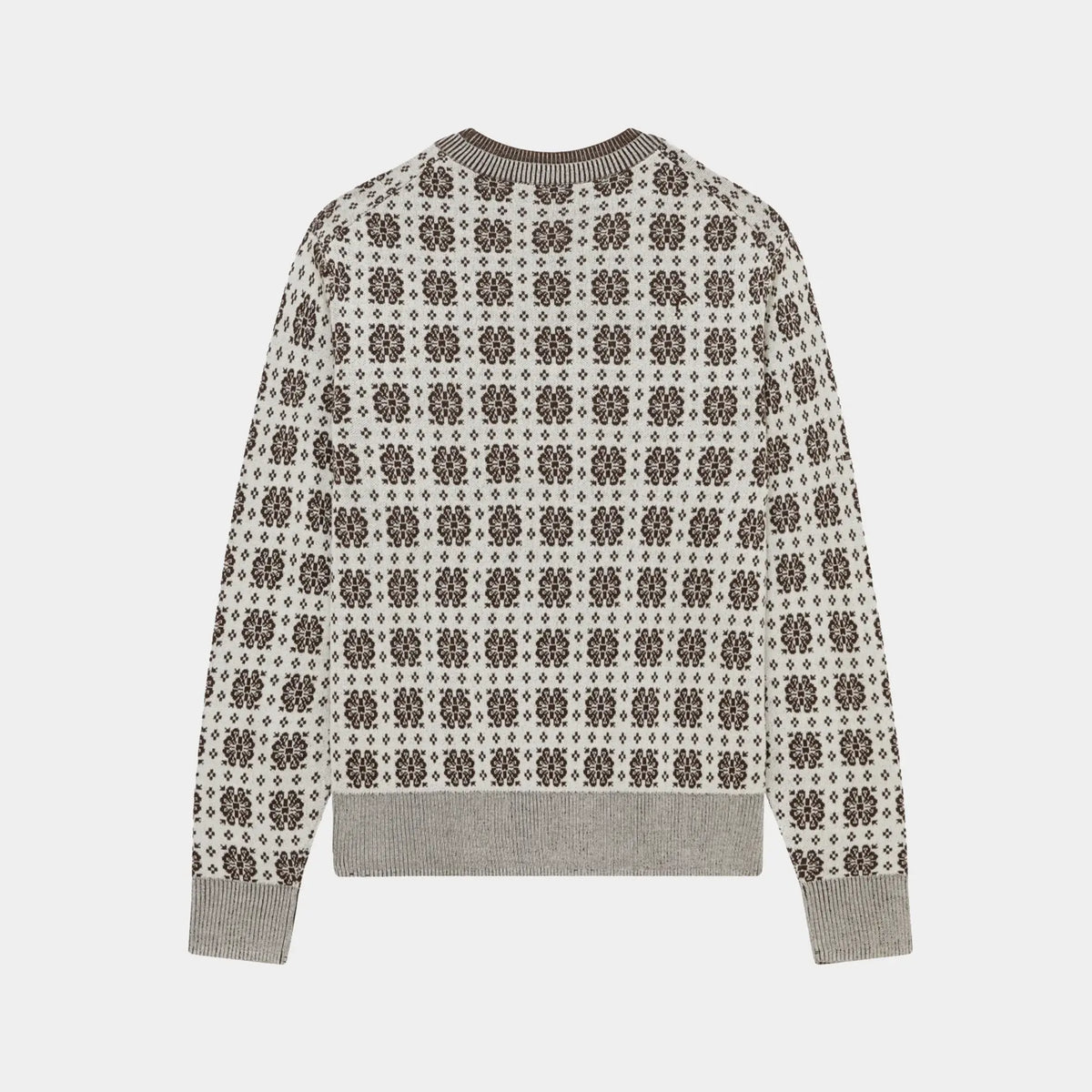Men's Knit Crewneck - Cream - Erthe Golf