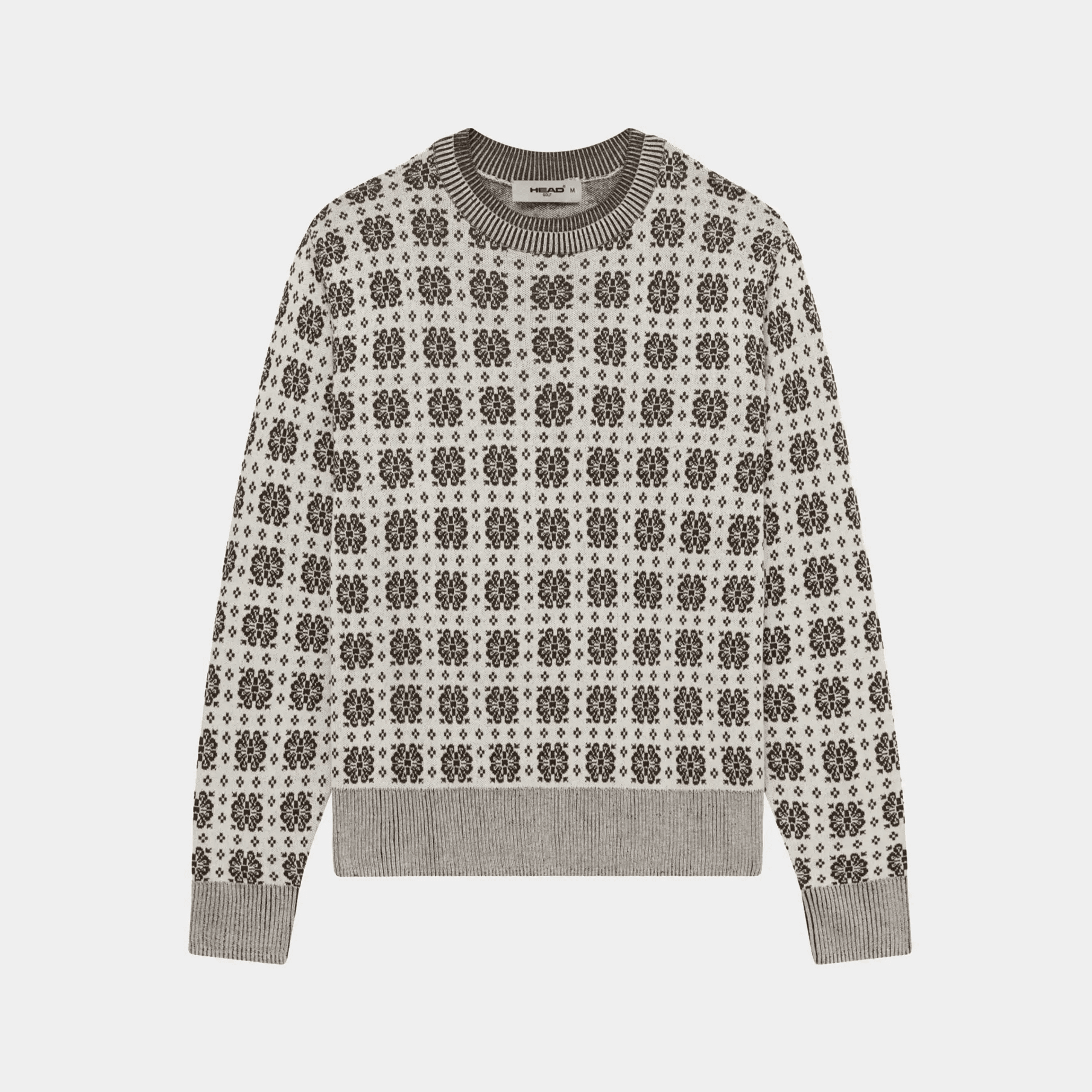 Men's Knit Crewneck - Cream - Erthe Golf