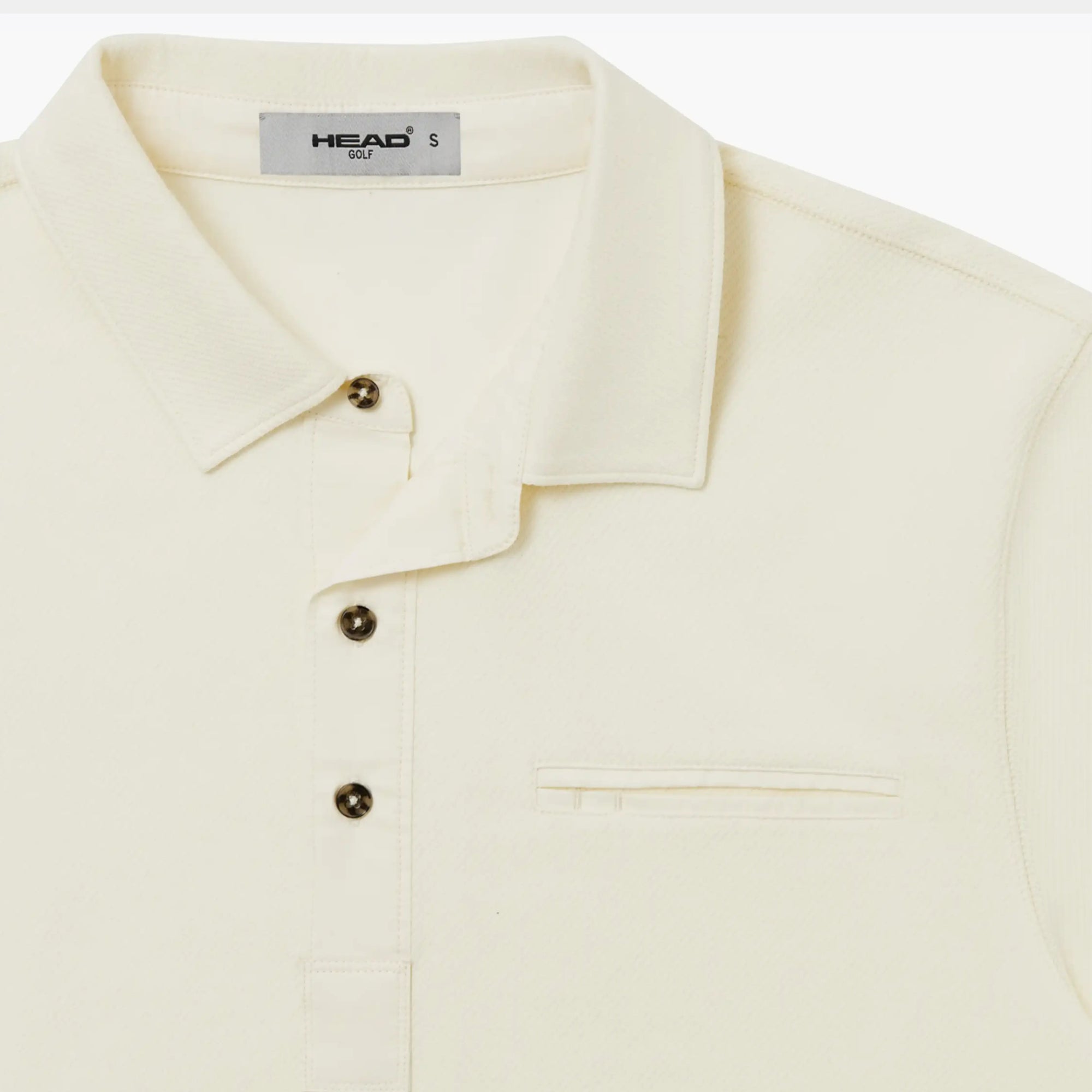 Men's Thermal Henley - Cream - Erthe Golf