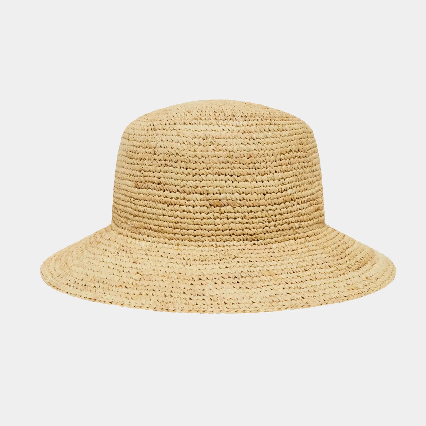 Raffia Bucket Hat - Beige - Erthe Golf