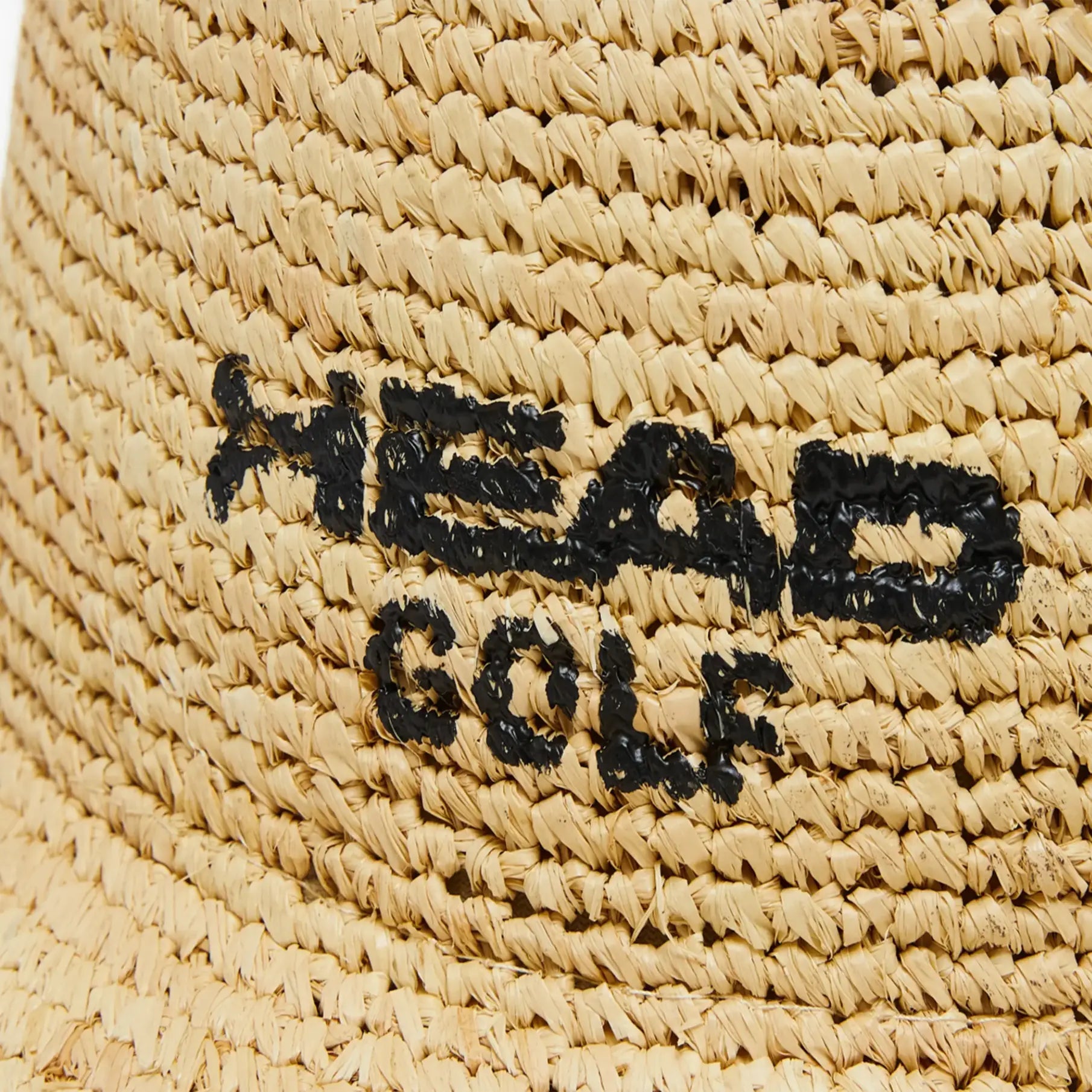 Raffia Bucket Hat - Beige - Erthe Golf