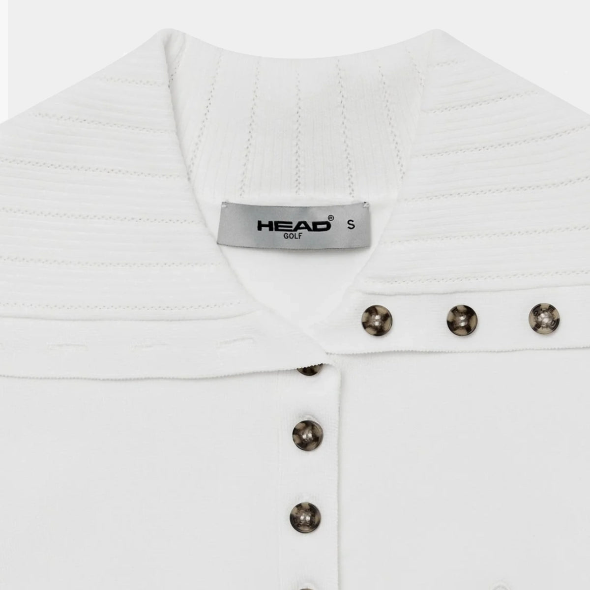 Women's Pointelle Knit Dress - White - Erthe Golf