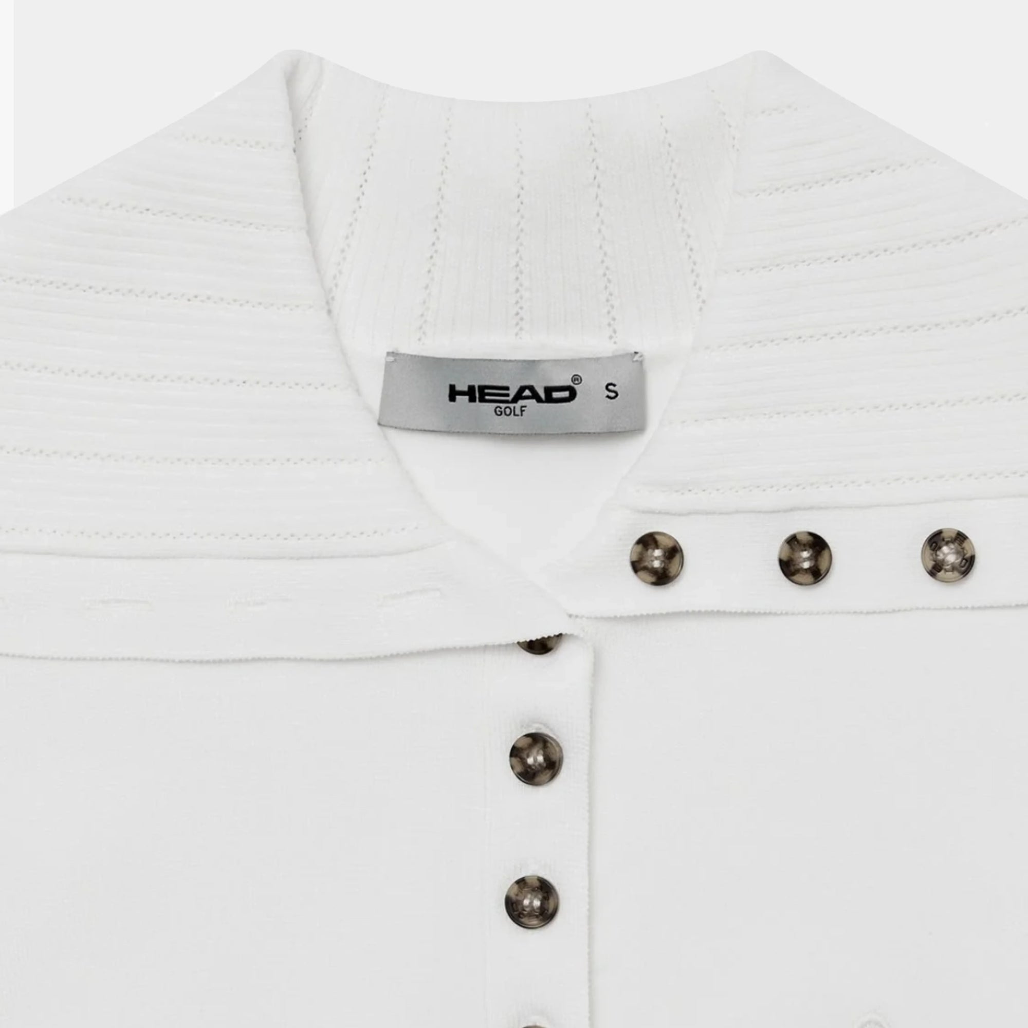 Women's Pointelle Knit Dress - White - Erthe Golf