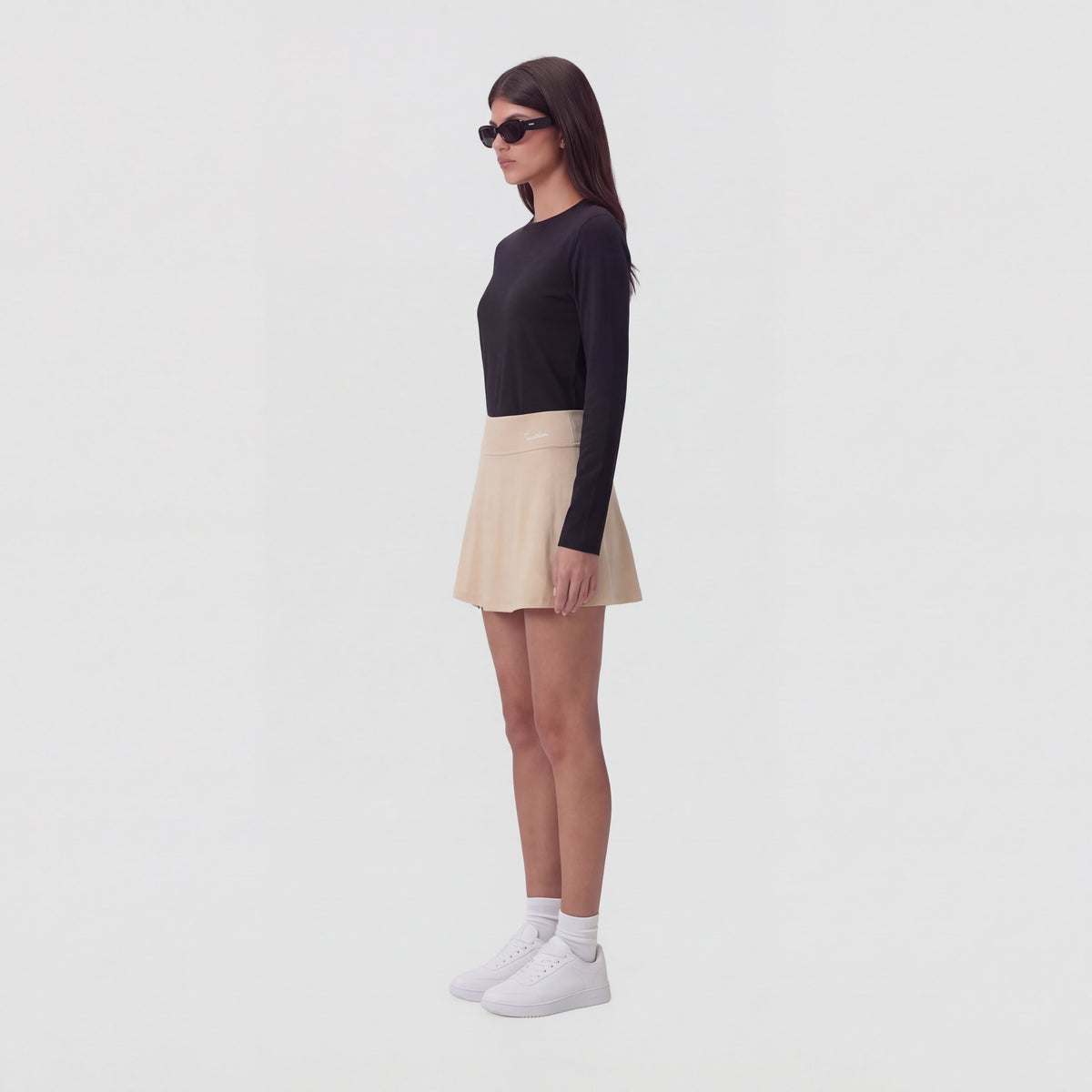Women's High - Waist Skort - Yellow - Erthe Golf