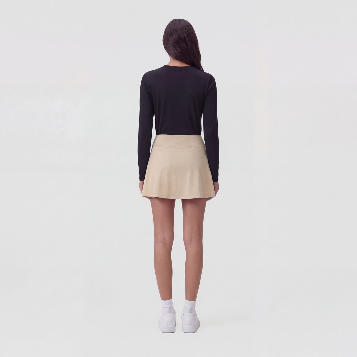 Women's High - Waist Skort - Yellow - Erthe Golf