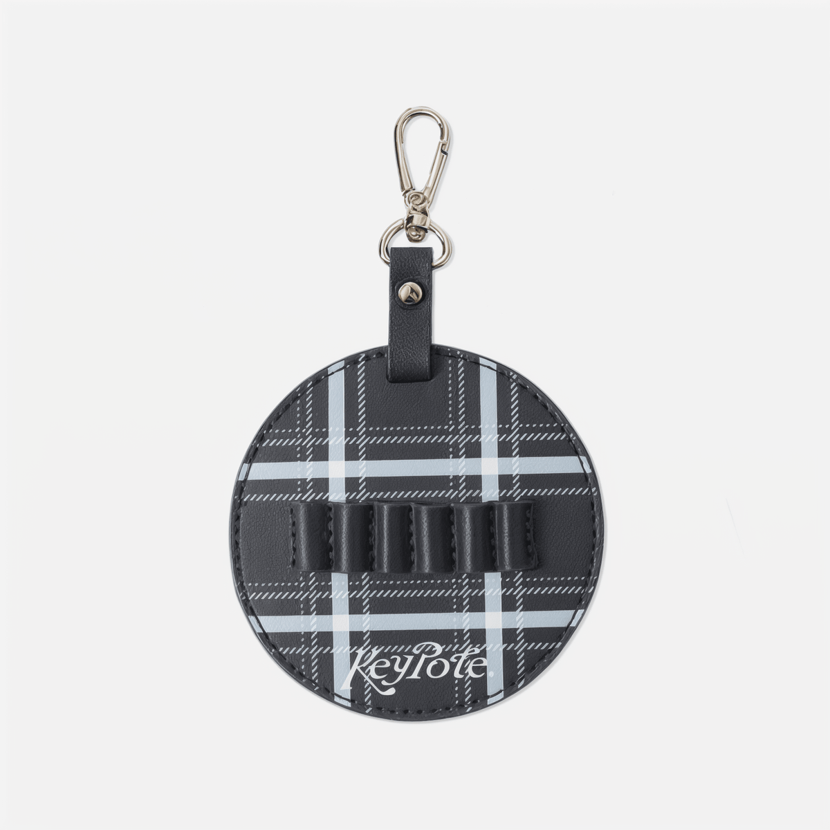 Women's Checkered Tee Holder - Navy Blue - Erthe Golf