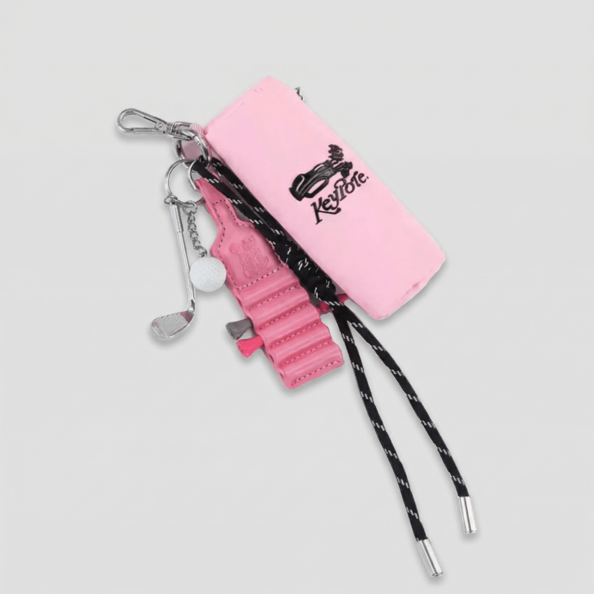 Women's Golf Charm Clip Bag - Pink - Erthe Golf