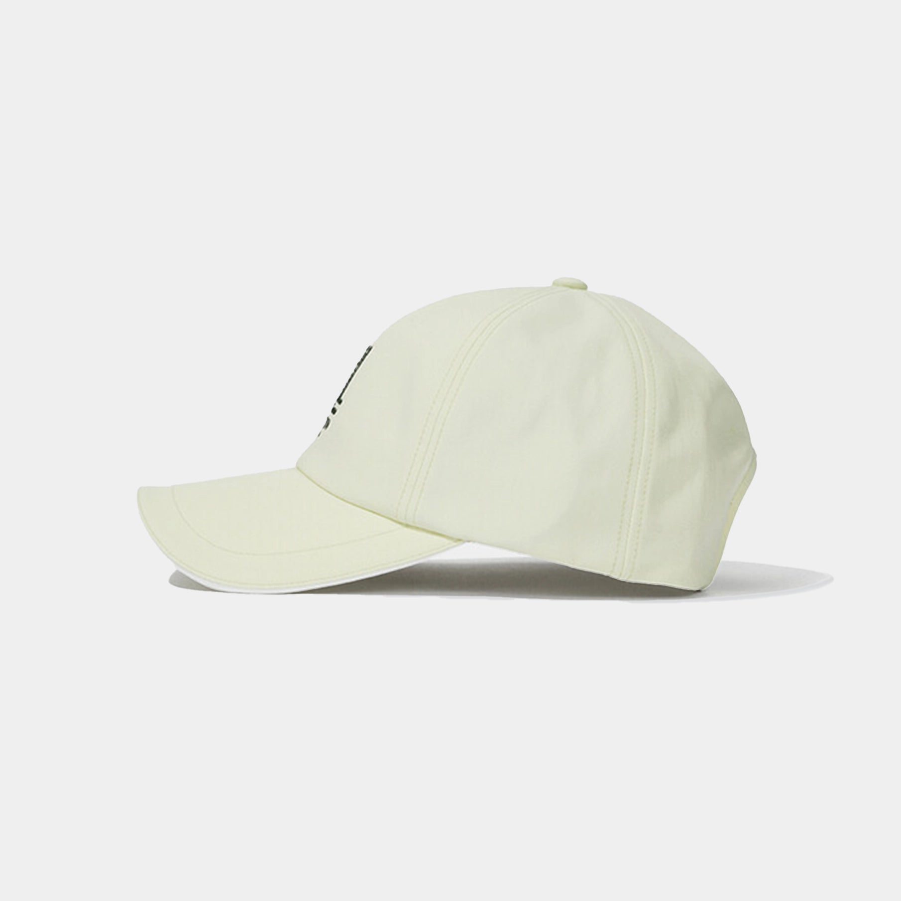 Light green baseball cap on a white background