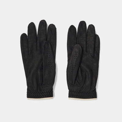 Women's Lambskin Golf Glove - Black - Erthe Golf