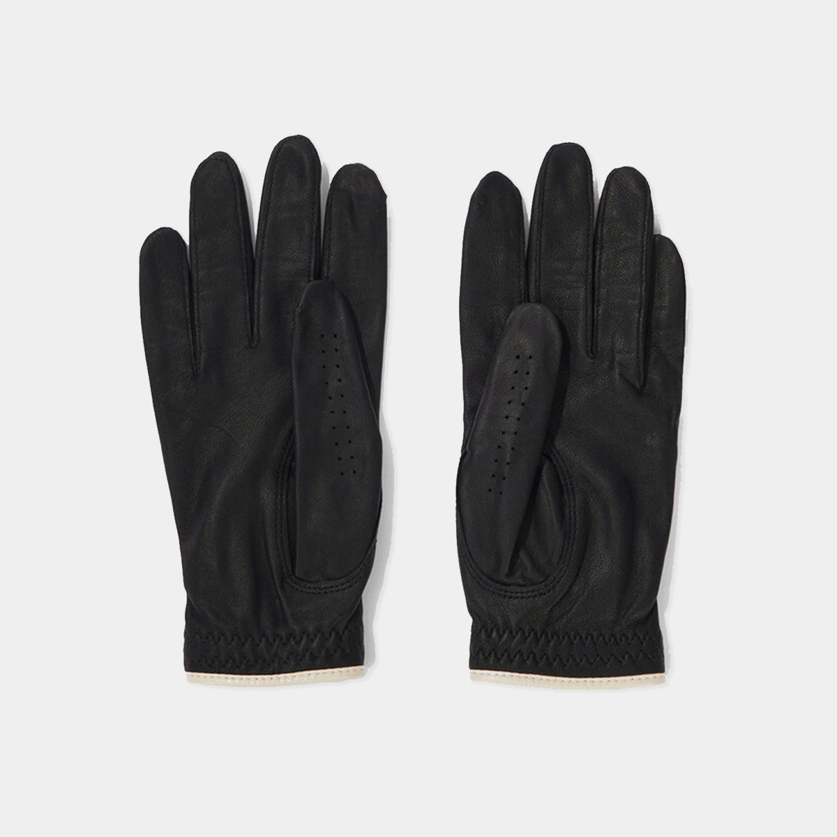 Women's Lambskin Golf Glove - Black - Erthe Golf