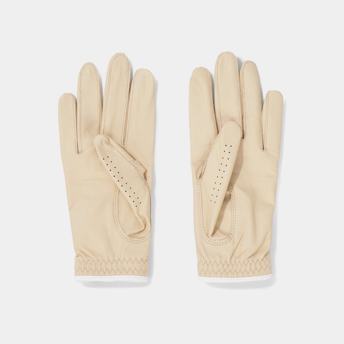 Women's Lambskin Golf Glove - Light Beige - Erthe Golf