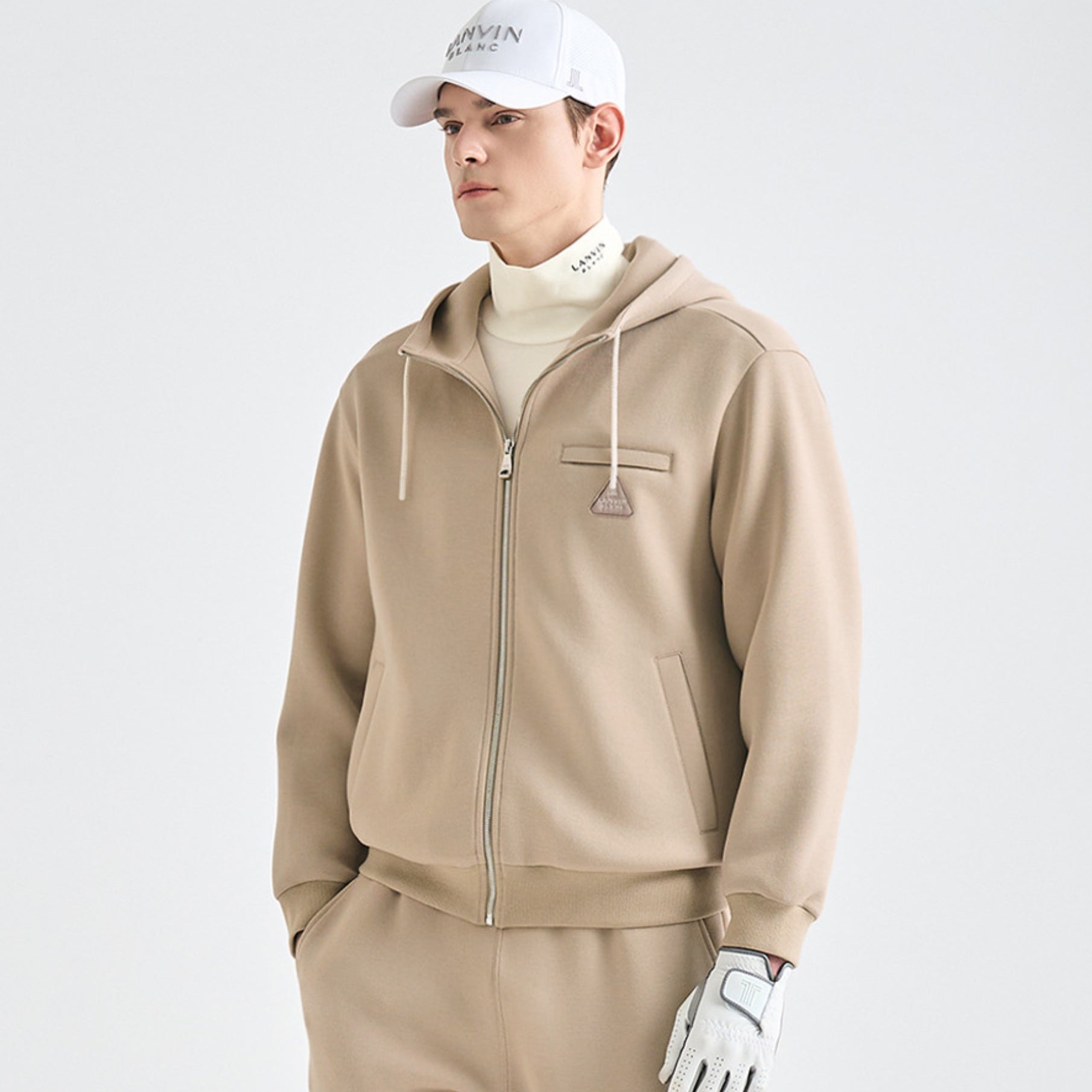 Men's Jumper - Sepia Beige - Erthe Golf